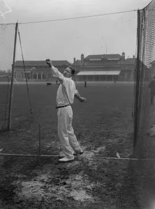 Surreys new bowler Alfred Richard (Alf) Gover 18 April 1928