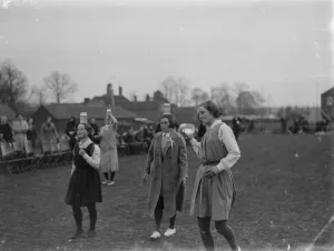 Students Prints: Swanley College sports. Girls competing in the jam jar on the head race