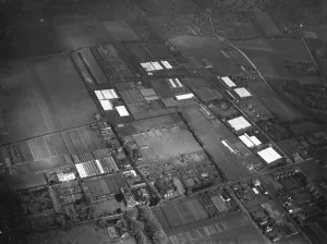 Swanley H College aerial view. 1935