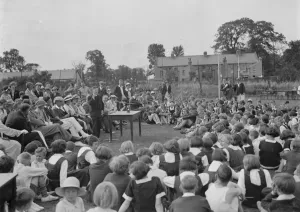 Speech Prints: Swanscombe Central School Sports. 1937