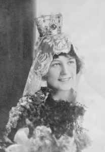 Swedens Society Bride of the Year Miss Gorel Elizabeth Hintfeldt, of Sweden who