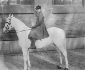 Horseback Prints: Swedish Princess Rides White Horse Princess Ingrid the Swedish Crown Princess little