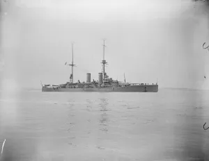 Swedish warships at Sheerness. The Gustav V. 1923
