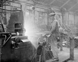 The Swinton works of the Great Western Railway are busy on the annual programme of renewals