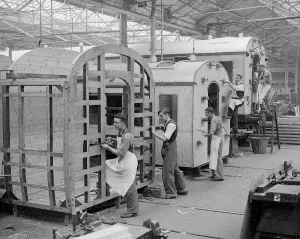 The Swinton works of the Great Western Railway are busy on the annual programme of renewals