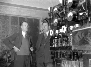 Smoking Prints: Switch Board at Commodore Cinema. 1933