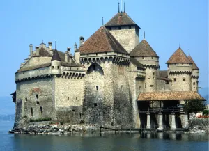 Switzerland Chateau Chillon Lac Leman