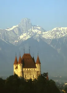 Mountain Prints: Switzerland Thun Castle