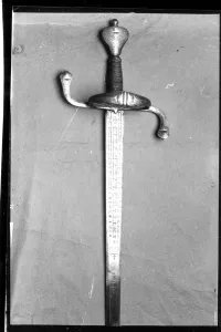 Sword of King Gustavos Adolphus, King of Sweden, 1611 - 1632. In the Royal