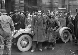 T C Griffiths, Monte Carlo Rally driver. 22 January 1935