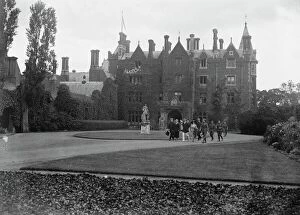 Exterior Collection: Taplow Court, Taken on visit of American officers near Berkshire 1919