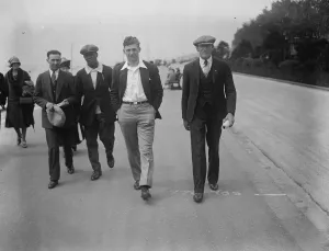 Ted Sandwina. The German - American heavy weight boxer ( with hands in pockets )