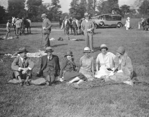 Templeton versus Eastcote at Ranelagh. Mr J Kruse, Duke of Peneranda, Mrs Kruse