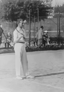 Tennis at Cannes Lord Rocksavage playing tennis at Cannes 6 February 1922