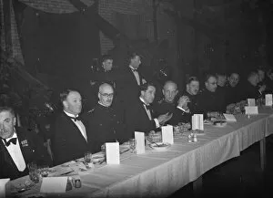 Table Collection: Territorial Army Artillery dinner. Chairman of Erith Urban District Council