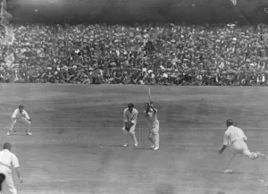 Third Test Match at Leeds. England versus Australia at Leeds. Gregory ( Australia