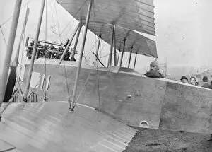 Wood Collection: Thalen at Hendon aerodrome on an Albatross biplane 18 June 1921