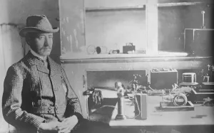 Thirty years of wireless, birthday exhibition at the Royal Albert Hall Mr Marconi