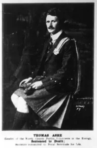 Historical Prints: Thomas Ashe (Leader of the North County Dublin Volunteers in the Rising) - Sentenced