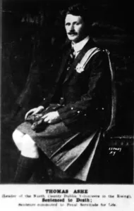 Thomas Ashe (Leader of the North County Dublin Volunteers in the Rising) - Sentenced