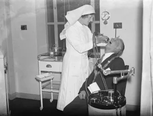 Tonsil treatment for the Mayor!. Southwarks new health centre opened. A health centre