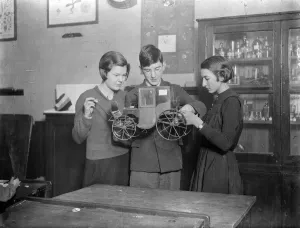 A toy King Edward played with has been unearthed at Kew School. 9 January 1935
