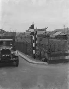 Roads Prints: Traffic lights in Swanley, Kent. 1936