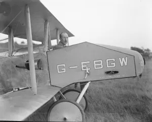 Trials of first British low powered biplane take place at Cove Common, Farnborough