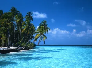 TROPICAL ISLANDS Beach at Little Bandos, Maldives, Indian Ocean