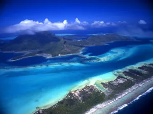 Aerial Prints: Tropical Islands - Polynesia - Bora Bora