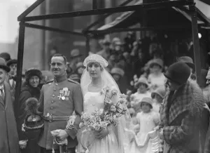 Tuesdays wedding. The marriage between Flt Lt Denys Gilley, DFC, RAF