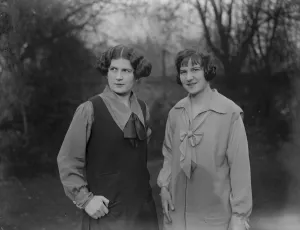 Twin daughters of Mr F O Salisbury