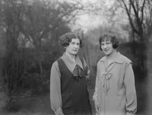 Twin daughters of Mr F O Salisbury