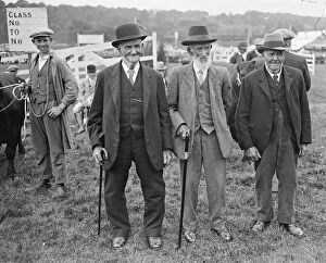 Eccentric Collection: Typical Countrymen Long service estate employees at the Tunbridge Wells Agricultural
