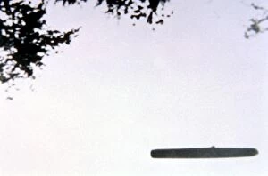 Paranormal Collection: UFO. Photograph taken at Comberland, Rhode Island on 3rd Juuly, 1967 by Joseph Ferriere