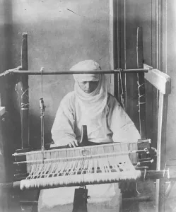 Usak of Turkey A woman rug maker at work 18 September 1922