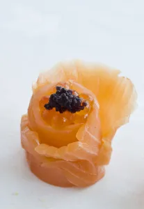 Decorative Prints: Variety of canapes credit: Marie-Louise Avery / thePictureKitchen / TopFoto