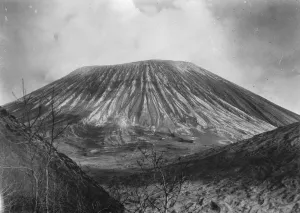 Vesuvius after 20 years of inactivity belches forth lava. The appearance of