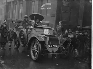 Veterans arrive for Old Crocks run. Old Crocks are arriving in London for