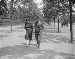 Victor of zeppelin over Thames and his bride. Squadron Leader C Alward Ridley