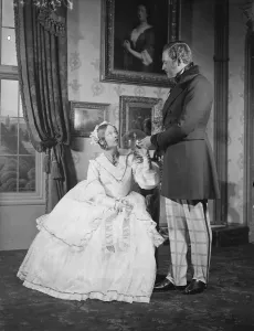 Victoria Regina rehearsed after ban is lifted. The first play concerning recent
