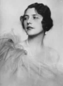 Viennese sportswoman in England. Mme Liesl Schindler, the Viennese aportswoman