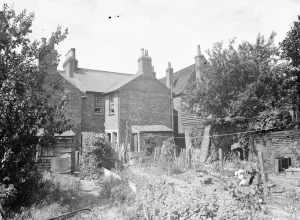 A view from the back of buildings on Cray Ford high street that are soon to be demolished