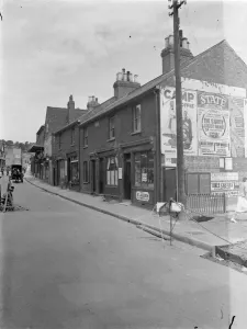 A view of the buildings on Cray Ford high street that are soon to be demolished