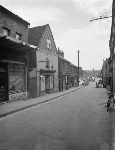 A view of the buildings on Cray Ford high street that are soon to be demolished