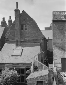 A view from the back of buildings on Cray Ford high street that are soon to be demolished