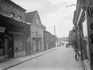 A view of the buildings on Cray Ford high street that are soon to be demolished
