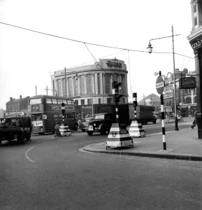 View of the Elephant and Castle before the redevelopment work 1950s - London, England