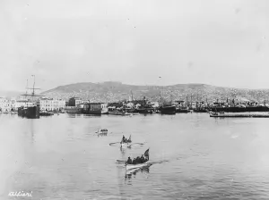 Boats Prints: A view of Smyrna