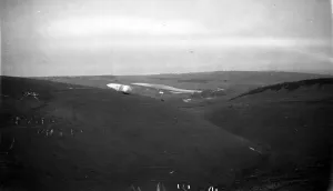 Hills Prints: A view over the South Downs by Devils Dyke and the Dyke Golf Club, Poynings, Sussex